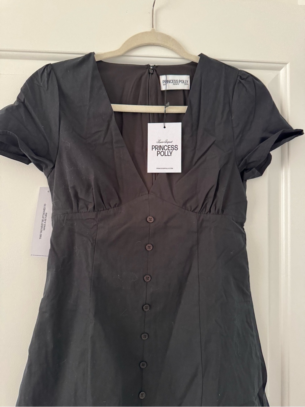Princess Polly Loveliness Playsuit Black - Picture 5 of 7